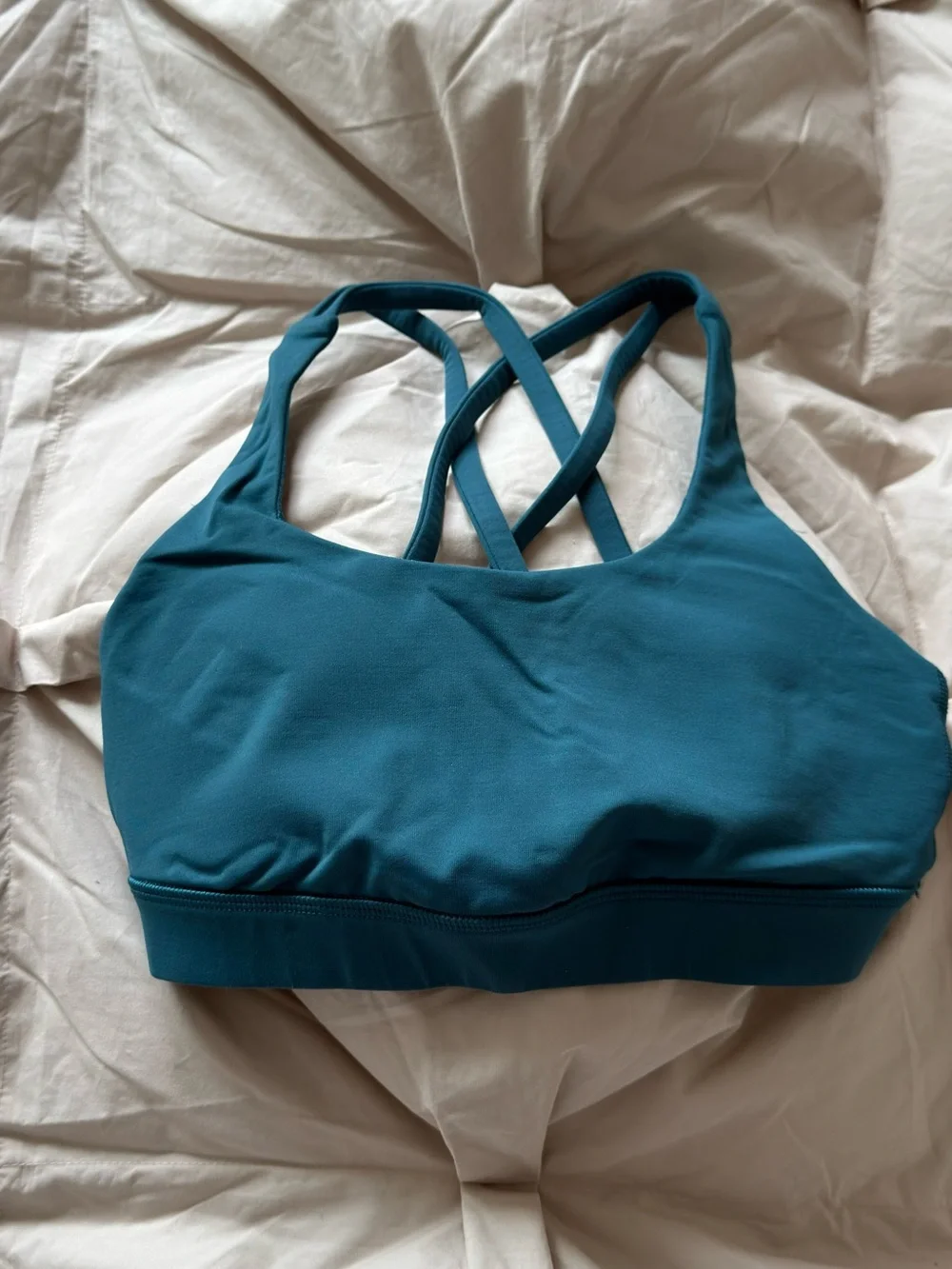 Lululemon energy bra, turquoise size 4